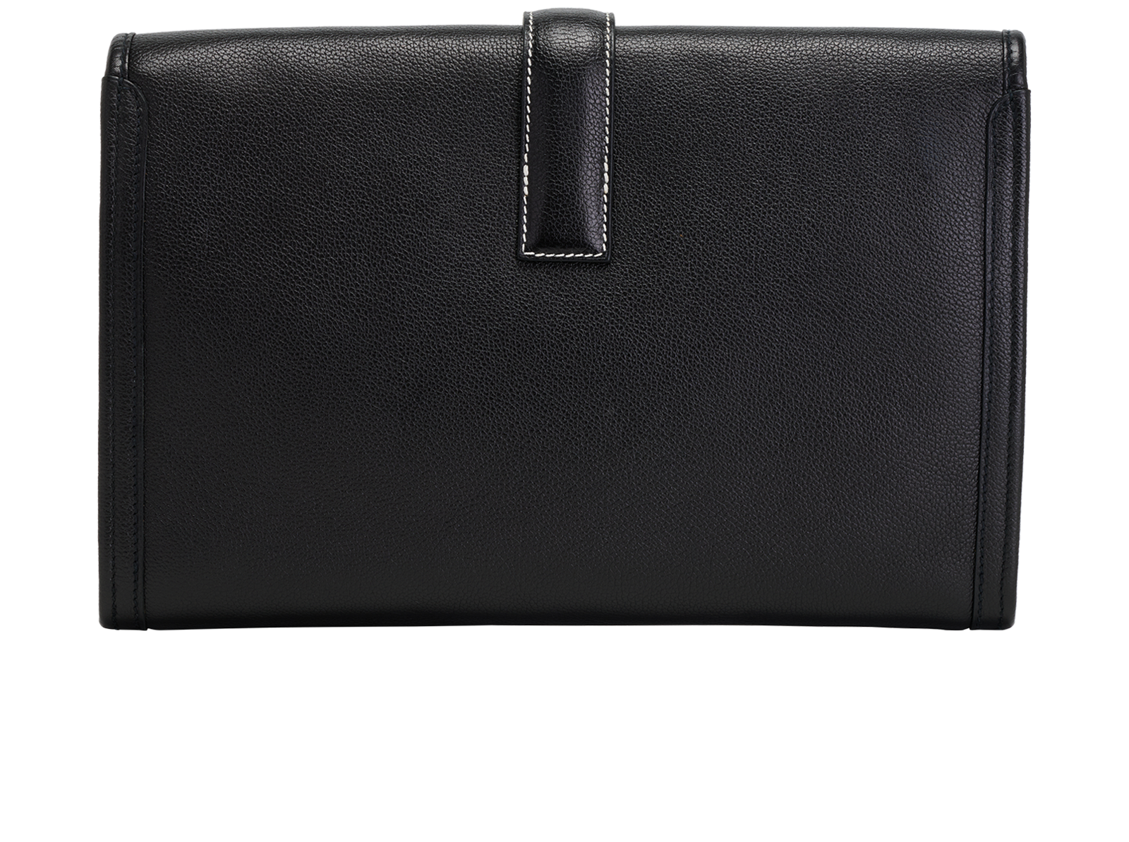 Jige Elan 29 Sellier Pouch In Epsom Noir, &pound;1,600, Handbags, Black, Leather, Back view